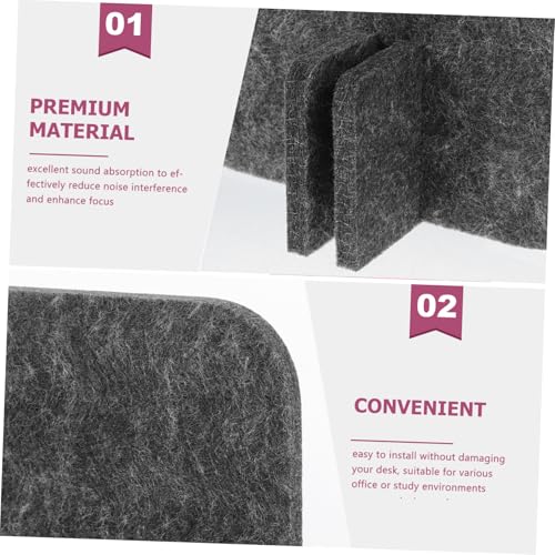 Felt Desk Divider Privacy Panel for Students No Drill Splash Guard