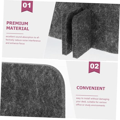 Felt Desk Divider Privacy Panel for Students No Drill Splash Guard