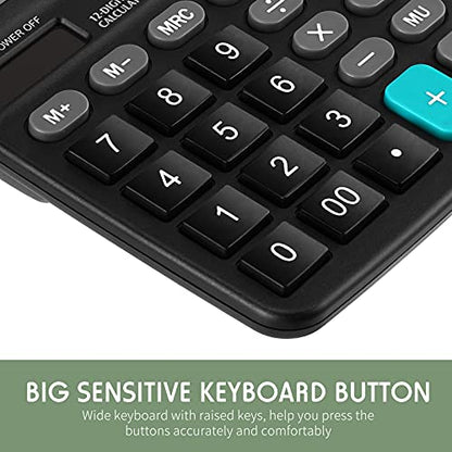 8 Pcs Calculator Desktop Bulk 12 Digits for Office School Home