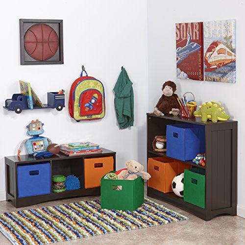 RiverRidge Horizontal Bookcase, Espresso - color: Espresso