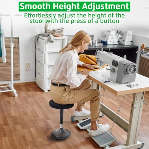 Wobble Stool Standing Desk, Flexible Seating Adjustable Office Ergonomic Seating, Wobble Stools for Alternative Classroom Seating, Active ADHD Chair, Wiggle Chairs