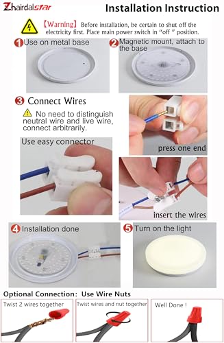 18W LED Flush Mount Ceiling Fan Ring Light Kit Replacement,Retrofit LED Light Engine Panel,4500K Natural Light