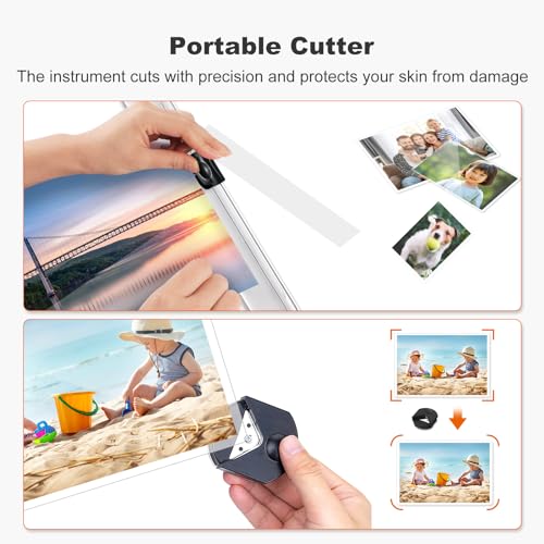 Bonsaii 9-Inch 4-in-1 Laminator Kit with Cutter, Rounder & 40 Pouches - color: Black