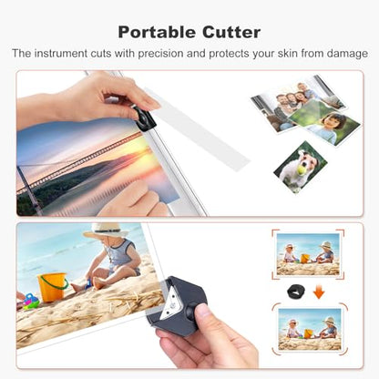 Bonsaii 9-Inch 4-in-1 Laminator Kit with Cutter, Rounder & 40 Pouches - color: Black