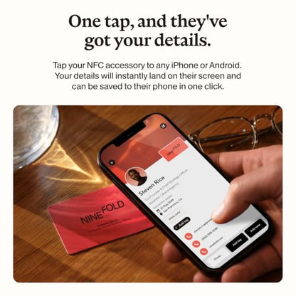 Blinq NFC Digital Business Card - Wristband - Tap to Share (Olive) - color: Olive