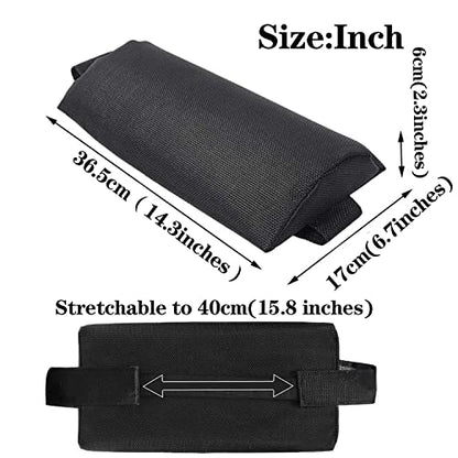 Zero Gravity Chair Set of 2 Replacement Pillow Headrest with Elastic Band, Universal Soft Removable Padded Cushion Head Pillow for Zero Gravity Lounge Folding Patio Lawn Recliner Chairs, Black - color: Black, size: 2 Pack