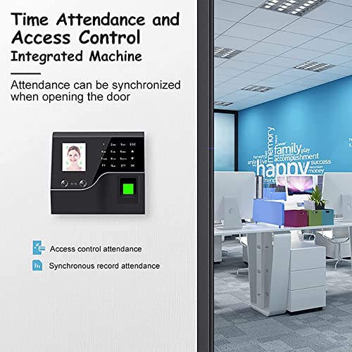 Time Clocks for Small Business,Clock in and Out Machine for Employees,Work Attendance Machine with Face Recognition,Fingerprint Scan,ID Card,for Employee Small Business