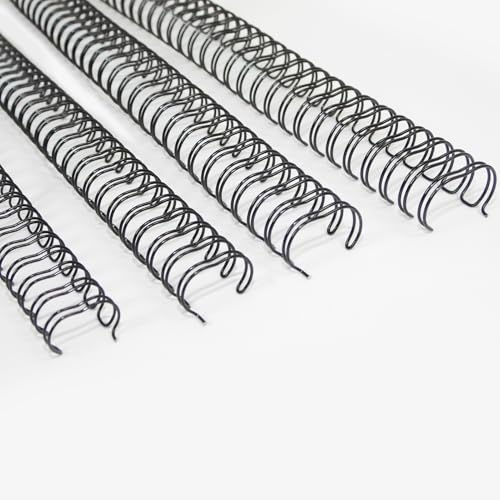 Rayson Wire Binding Spines, 3:1 32-Loop Black, Mixed Sizes, 96 Pack - size: Multi-Size (7/16", 1/2", 9/16", 5/8")