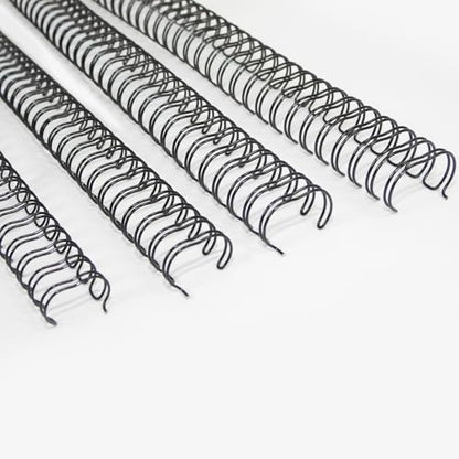 Rayson Wire Binding Spines, 3:1 32-Loop Black, Mixed Sizes, 96 Pack - size: Multi-Size (7/16", 1/2", 9/16", 5/8")