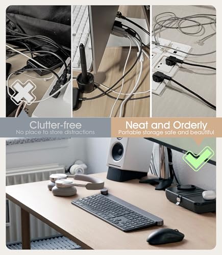 Cable Management Under Desk, Adhesive Cable Ties, 10Pack-White - color: White, size: 10 Pack