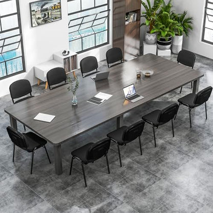 Giantex Set of 5 Conference Chair with Ergonomic Upholstered Seat, Protective Foot Pad, Elegant and Stackable Design for Home & Office, Waiting Room, Guest Room, 5 Pieces Reception Executive Chair Set