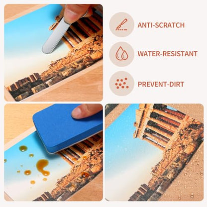 Lamtetur 5Mil 100P Anti-Static Thermal Laminating Pouch 9x11.5 Letter Size | Hold 8.5 x 11,Hot Laminate Films,Clear Lamination Laminator Papers for certificates, signs,artwork, bank card, ID card - style: Anti-static 5Mil-100Sheets