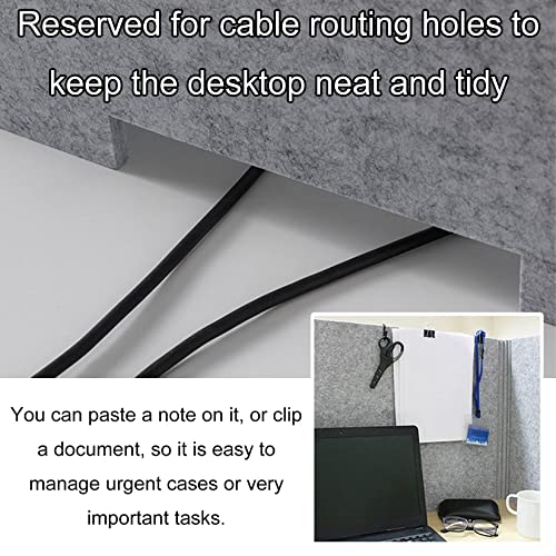 Desk Dividers Desk Panel Desktop Privacy Panel, 24" 32" 40" Freestanding Stand Up 3 Panels Privacy Acoustic Panel, Sound Absorbing Acoustic Desk Divider For Remote Office ( Size : 60cm(23.6in) ) - size: 60cm(23.6in)
