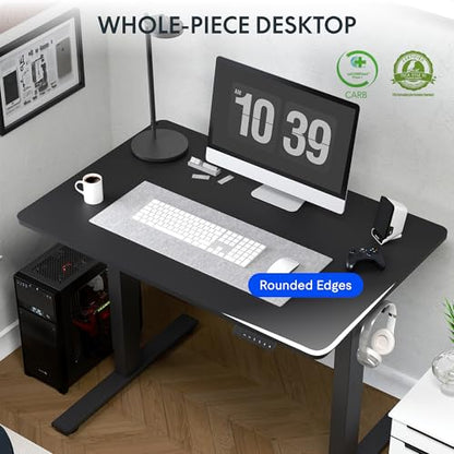 FLEXISPOT 48"x24" Electric Standing Desk, Black - color: Black, size: 48x24"