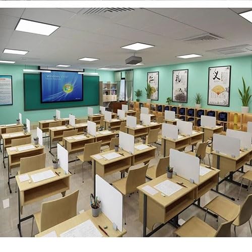 Desk Privacy Divider, Acoustic Freestanding Desk Divider, Noise Reducing Desk Privacy Panel for Table Sound Proof Dividers for Classroom Desktop Office(30X30cm) - size: 30X30cm