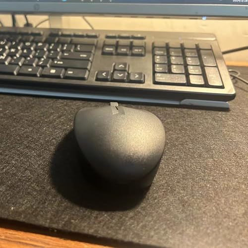 Large Felt Desk Pad Desk Protective Computer Pad Minimalistic Felt Anti-Slip Desk Mat for Keyboard and Mouse 35.43''X15.74''/90x40cm (Dark Gray)