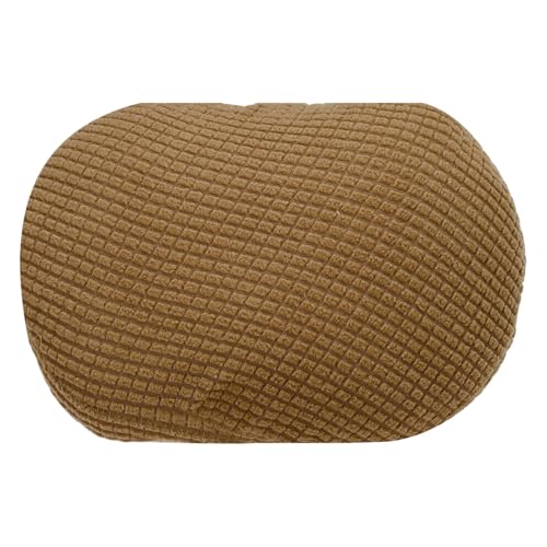 uxcell Office Chair Pillow Cover, Office Chair Headrest Attachment Removable Headrest Protector for Home Desk Computer Chairs, Brown - color: Brown