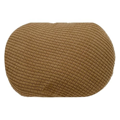 uxcell Office Chair Pillow Cover, Office Chair Headrest Attachment Removable Headrest Protector for Home Desk Computer Chairs, Brown - color: Brown