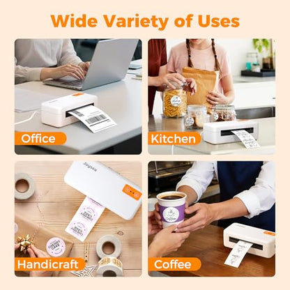 Joysea Bluetooth Shipping Label Printer, E41 Pro 4x6 Wireless Thermal Printer for Amazon, FedEx, USPS Labels, Compatible with iOS, Android, Windows Mac