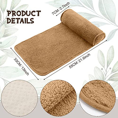 Weysat Recliner Pillow Neck Head Support Roll Non Slip Fleece Adjustable Neck Chair Headrest Cushion for Travel Home Office Recliner Couch Sofa Armchair Support and Pain Relief(Camel) - color: Camel