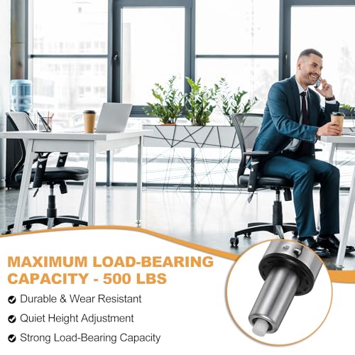 uxcell Office Chair Gas Cylinder, 22 Inch Class 3 Gas Cylinder Replacement Universal Hydraulic Pneumatic Lift Piston for Office Gaming Chair Desk Stools, Silver Tone - color: Silver Tone, size: 22 Inch