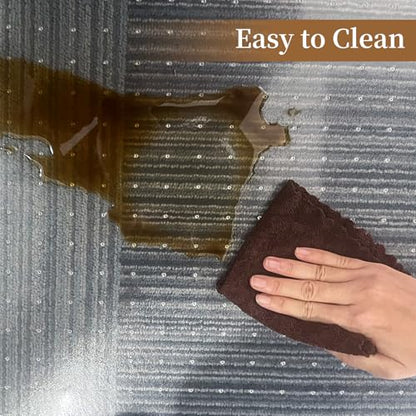 Office Chair Mat for Carpet, 53" X 45" Protects Carpet | Desk Chair Mat for Carpet Floors, Clear and Thick Carpet Chair Mats with Non-Slip Studded for Home and Office Low Pile Carpet - size: 53" X 45" Carpet