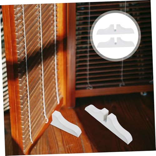DOITOOL 2pcs Privacy Screen Holders Removable Base for Room Dividers Plastic Easy to Move Home Decor Accessory