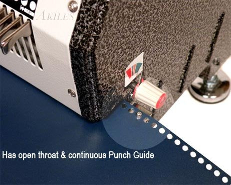 Akiles ACM-EPI41+ Model CoilMac-EPI+ Electric Coil Punch with HD Electric Coil Inserter, Special 4 x 5mm Oval Holes, All 54 Disengageable Pins, Letter 4:1 Pitch, Up to 25 Sheets Punching Capacity | Electric Punch, With Electric Inserter