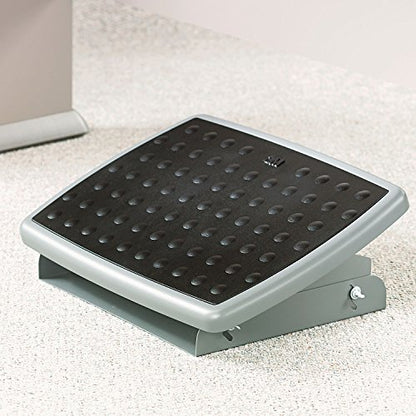 3M Adjustable Foot Rest, 18 in Wide Non-Skid Platform, Grey