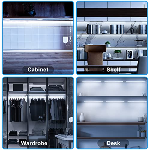 Maylit 3 PCS 12-inch Plug-in Under Cabinet Lights, Ultra-Thin - size: 3 Pack