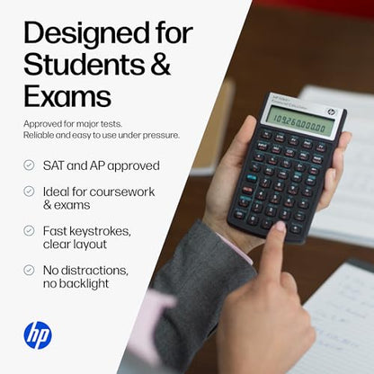 HP 10bII+ Financial Calculator for College and High School, SAT AP PSAT - size: HP 10bII+ 2026