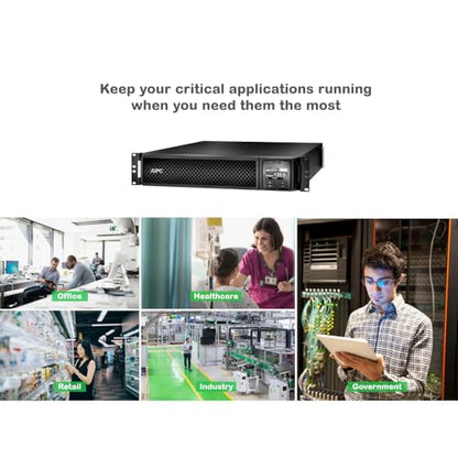 APC Smart-Ups SRT 3000Va Rm 120V, Black - size: 3000VA, style: Rack Mount