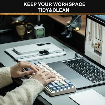 14x24 Inch Clear Plastic Office Writing Desk Protector Glass PVC Desk Pad Blotters for Office Home Laptop Computer Tabletop Keyboard Mat Easy Clean Waterproof Non-Slip with Mouse Pad Heat Resistant - size: 14X24 inch