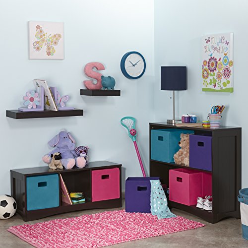RiverRidge Horizontal Bookcase, Espresso - color: Espresso