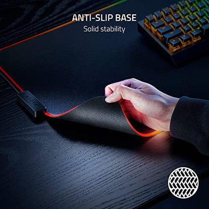 Razer Strider Chroma Hybrid Gaming Mouse Mat with Chroma RGB - color: Chroma, size: 16.1L x 37W inches