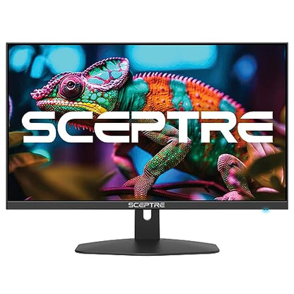 Sceptre 27-inch Prime Gaming Monitor 100Hz 1ms DisplayPort HDMI x2 100% sRGB AMD FreeSync Build-in Speakers, Eye Care Frameless Machine Black 2025 (E275W-FW100T Series) | 100Hz 1ms DisplayPort HDMI x2 100% sRGB AMD FreeSync Build-in Speakers, Eye Care Fra