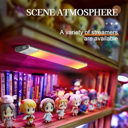 Motion Sensor Under Cabinet Light, 7-Color Rechargeable LED