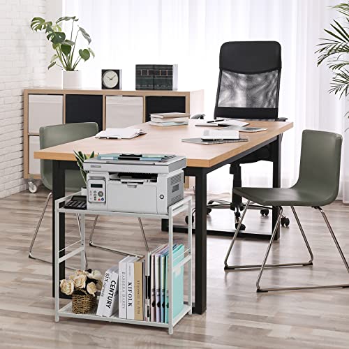 Computer Tower Stand with Wheels, Metal PC Stand for Floor Carpet, White - color: White