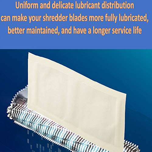 Paper Shredder Lubricant Sheets, Paper Shredder Sharpening & Lubricating Sheets-20pack - color: 20Pack