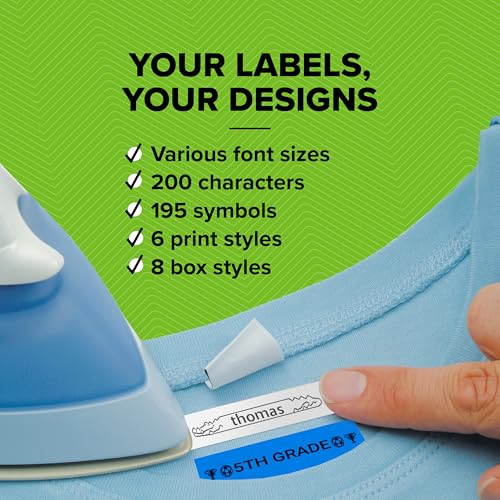 Dymo LetraTag LT-100H Label Maker Starter Kit | Handheld Label Maker Machine | with Paper & Clear Plastic Label Tape | Ideal for Office or Home