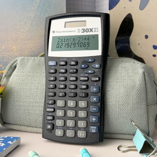 TI-30XIIS Scientific Calculator Texas Instruments, Black - color: Black