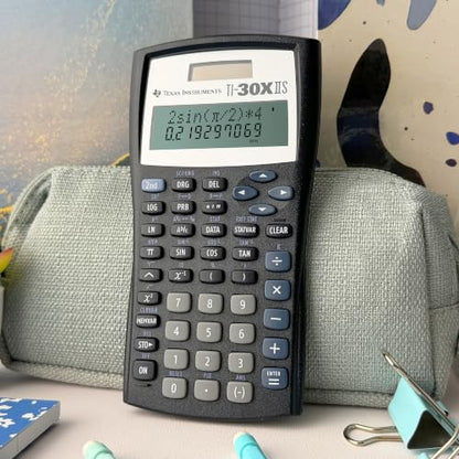 TI-30XIIS Scientific Calculator Texas Instruments, Black - color: Black