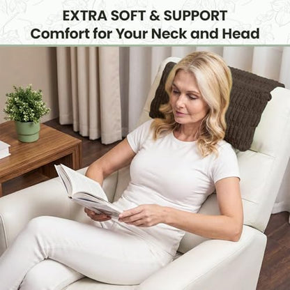 Recliner Pillow, Adjustable Neck Pillow for Recliner - color: Coffee