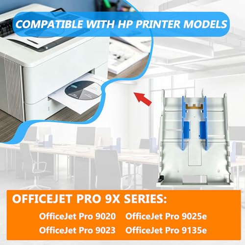 Paper Input Tray 2,Fit for HP OfficeJet Pro 9020 9023 9025e 9135e Printers