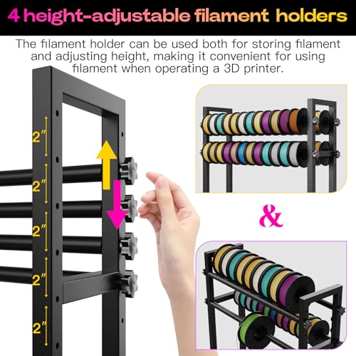 Heavy Duty 3D Printer Stand with Filament Storage,3D Printer Table
