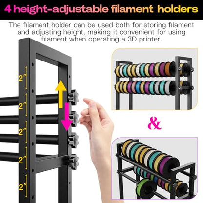 Heavy Duty 3D Printer Stand with Filament Storage,3D Printer Table