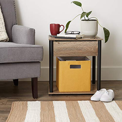 DII Collapsible Polyester Storage Cube, Solid, Lightweight and Durable, Small Square, 11x11x11, Honey Gold - color: Honey Gold, size: Small Square, 11x11x11"