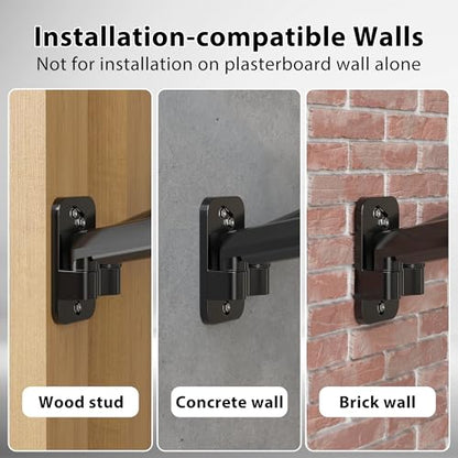 BONTEC Dual Monitor Wall Mount for 13-32 Inch Screens, VESA 75x75/100x100mm | Height Adjustable Gas Spring Arm with Tilt, Swivel & Rotate, Hold Up to 19.8 lbs, Fully Adjustable, Office & Home Use - style: Dual Arms