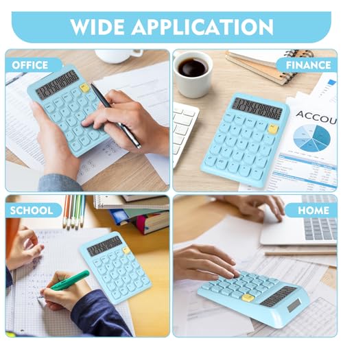 Cute Calculator, Calculators Desktop, Blue Calculator Big Buttons - color: Blue