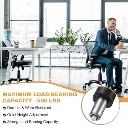 uxcell Office Chair Gas Cylinder, 16.9 Inch Class 3 Gas Cylinder Replacement Universal Hydraulic Pneumatic Lift Piston for Office Gaming Chair Desk Stools, Black - color: Black, size: 16.9 Inch